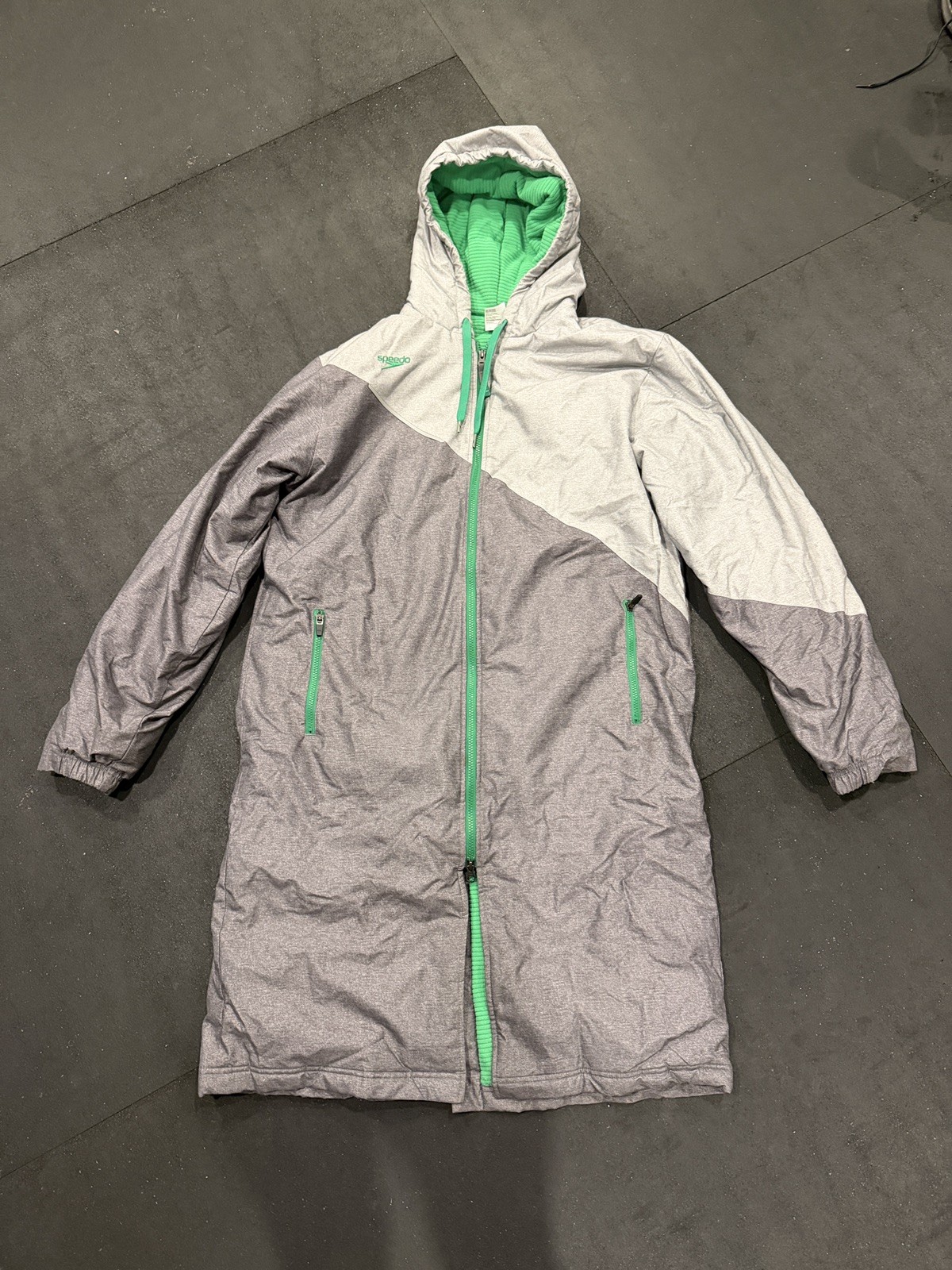 Speedo Color Block Swim Parka Large