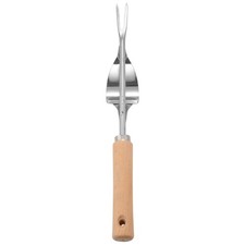 2X(Manche en Bois DéSherbeur de Jardin en Acier Inoxydable DéSherbage à la 3478