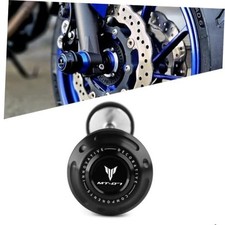 Motorcycle Front Wheel Axle Fork Slider Crash Protector Compatible With black