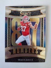 2025 Panini Select Travis Kelce #10 - Numbers - Chiefs