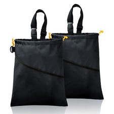 2PCS Hanging Car Garbage Can - Waterproof Leakproof Trash Bag