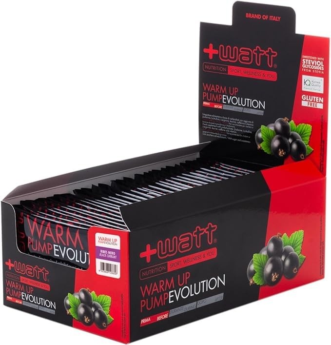 Warm Up Pump Evolution +Watt: Pre-Workout Potente per Energia e Volume
