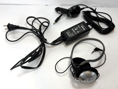 OEM Coby Portable DVD Player Accessory Bundle AC DC Charger CV-220 Headphones