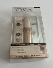 Nu Razor Finishing Touch Flawless 18K Gold Plated Built In Light Rechargeable