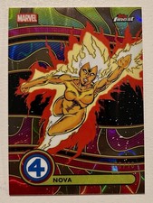 2026 Topps Finest Fantastic Four Black Light Variation Nova /10 #BL-068