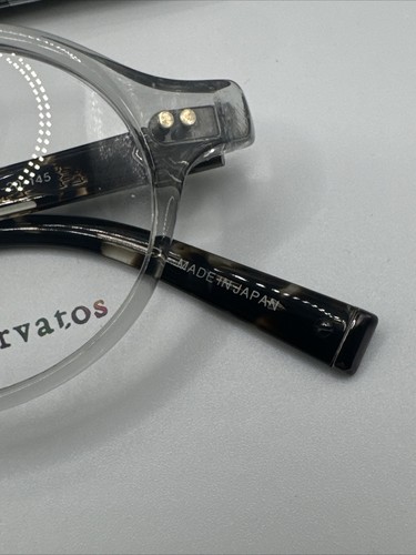 John Varvatos Eyeglasses JV V206 46 mm Grey Crystal Round - Made in Japan - Picture 2 of 20