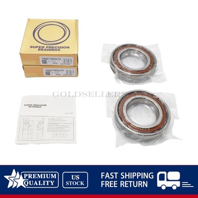 For NSK ABEC-7 Super Precision Spindle Bearings 7008CTYNSULP4 Matched Set of Two