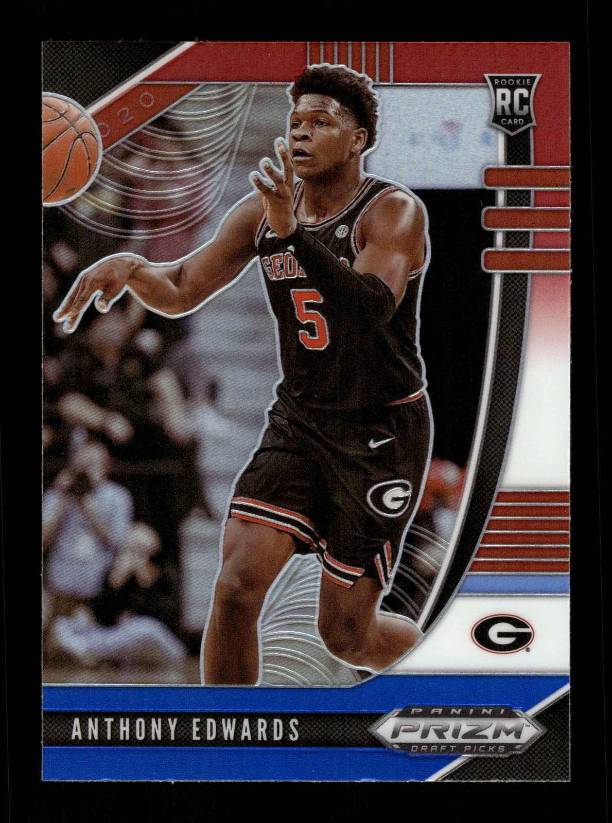 2020 Panini Prizm Draft Picks #41 Anthony Edwards Red White Blue ROOKIE RC