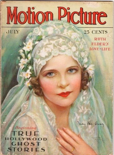 Motion Picture Magazine, July 1929, Vol XXXVII, No 6, May McAvoy Cover