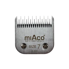 Miaco Size 7 Skip Tooth Detachable Animal Clipper Blade fits Andis AG, AGC and O