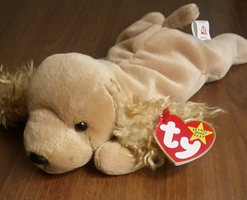 Beanie Babies Spunky, Goobles The Turkey, Roary The Lion,Kicks The Bear, Pumpkin