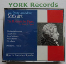 MOZART - Le Nozze Di Figaro FRICSAY / GRUMMER / GUDEN - Ex Con 2 CD Set Relief