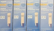 4X. Digital Pregnancy Test 2 Test Sticks Each Clearblue Digital. NEW 