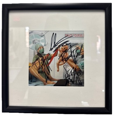 Autographed Dropping Daylight - Brace Yourself - 2006 Music 9x9 Framed Signed IP