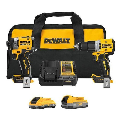 DEWALT 20V MAX XR DCK251E1QQ1 2-Tool Hammer Drill/Impact Brushless + 2x Li-Ion