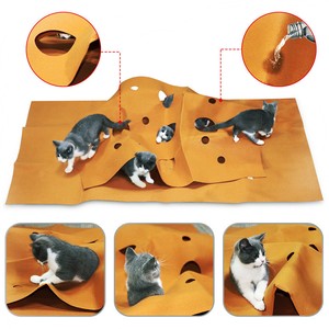 cat activity play mat