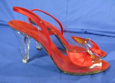 lucite shoes pumps