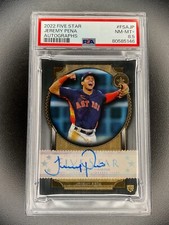 2022 Topps Five Star Jeremy Pena Rookie Auto PSA 8.5