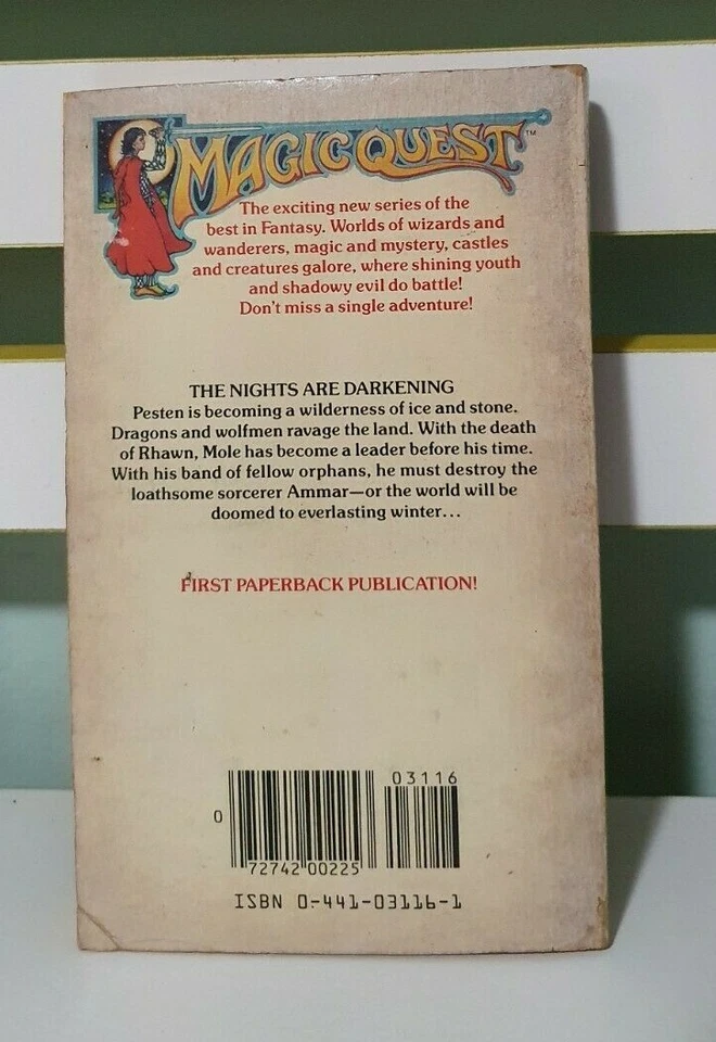 Magicquest: The Ash Staff! 1984 Tempo Book by Paul R. Fisher! - Изображение 3 из 3