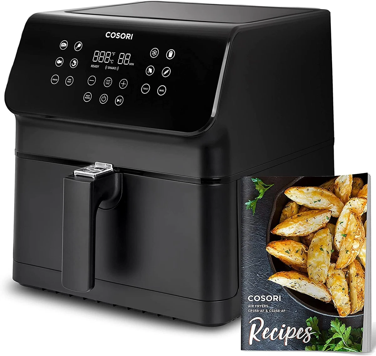 COSORI Pro II Air Fryer Oven Combo, 5.8QT Max Xl Large Cooker with 12  One-Touch