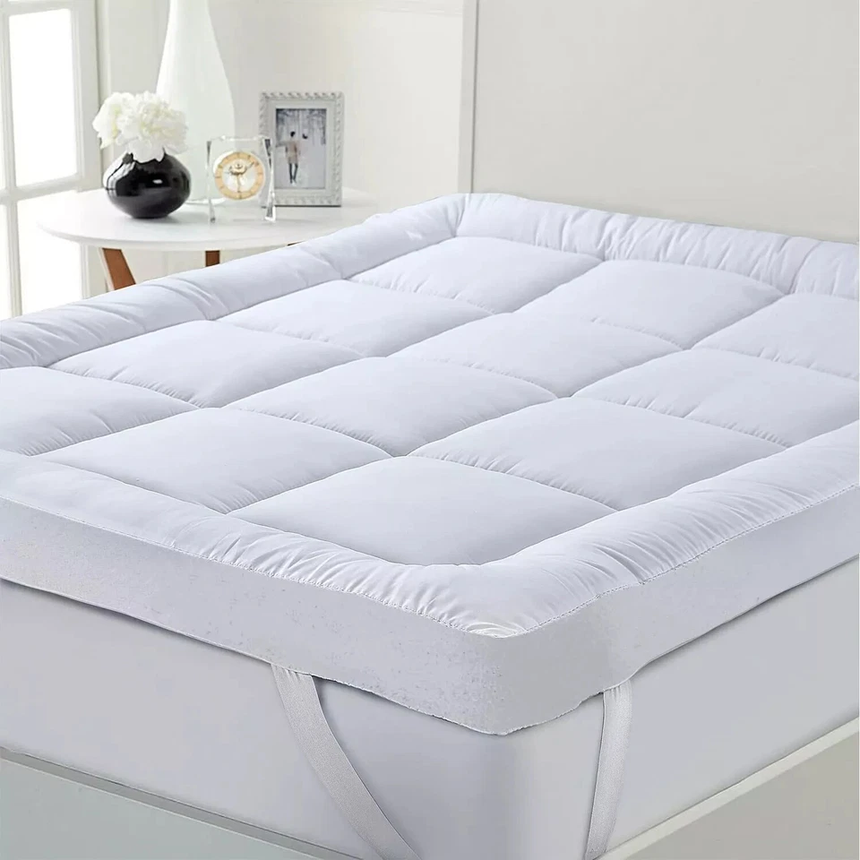 MRK HOMEWARE Hotel Quality Mattress Topper Thick 10cm/4Inch Deep Toppers Single Double King K