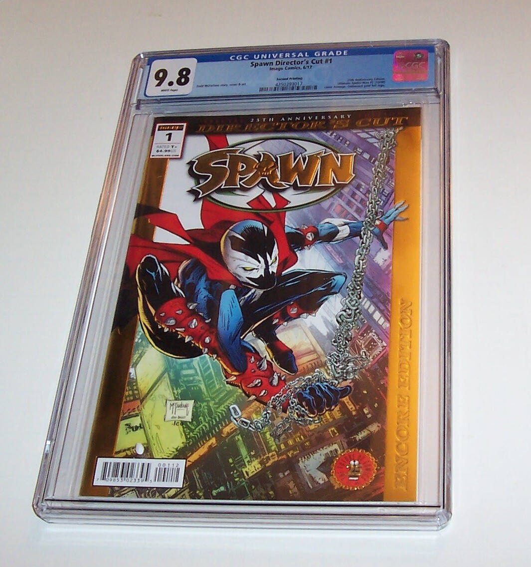 Spawn Directors Cut #1 Silver アメコミ リーフ Spawn Director's Cut #1 - Image Comics 2017 2nd Print - CGC NM/MT
