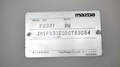 Mazda vin check