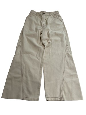 Dress To Denim Wide Leg Jeans in Cream
