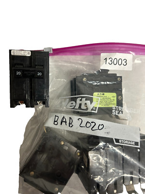 Qbhw2020 Eaton QBHW2020 Quicklag Bolt-On Circuit Breaker 240V 20A 2-Pole - Lot ...