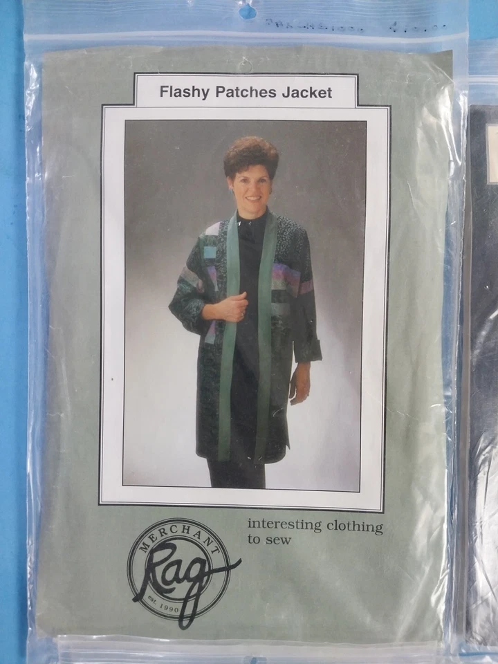 Lot of 6 Fall/Winter Clothes Patterns Vest Shirts Jackets - Image 3 of 4