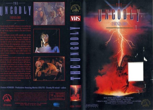 THE UNGODLY I SENZA DIO 1993 VHS HORROR SKORPION ORIGINALE OTTIMA EBay