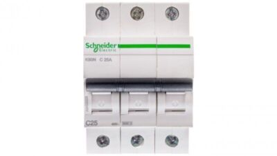 Leistungsschalter 3P C 25A 6kA AC K60N A9K02325