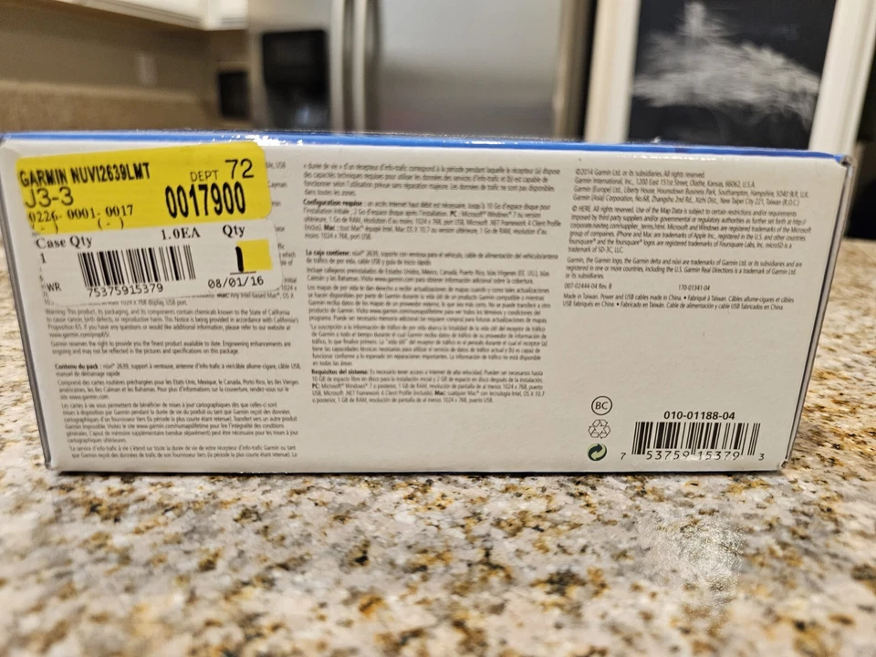 Garmin nüvi 2639LMT Automotive Mountable GPS Unit - Image 3 of 4