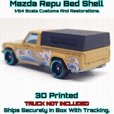 Bed Shell Canopy 3D Printed For 1/64 Scale Hot Wheels Mazda Repu