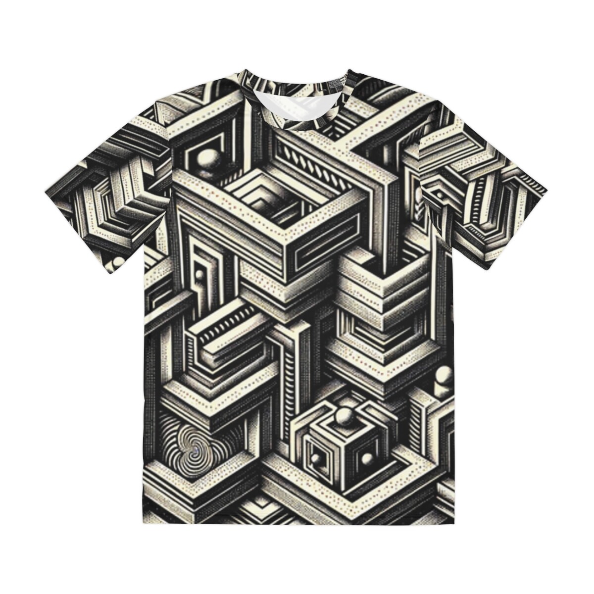 All Over Print T Shirt Optical Illusion Trippy Psychedelic