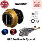 QR2 Pro Bundle Inc Côté Roue + Base Côté Type M pour Fanatec Podium DD1 DD2