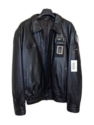 giubbotto Pelle Pilota Frecce Tricolori XL