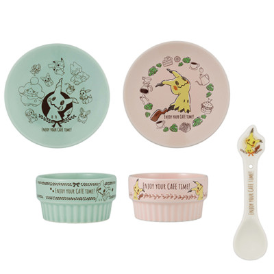 Japan Exclusive Plate Ichiban Kuji Pokemon Mimikyu s Cafe Time F Prize Tableware