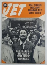 Oscar Brown Muhammad Ali Negro Era Black History Vtg Jet Magazine June 15, 1967