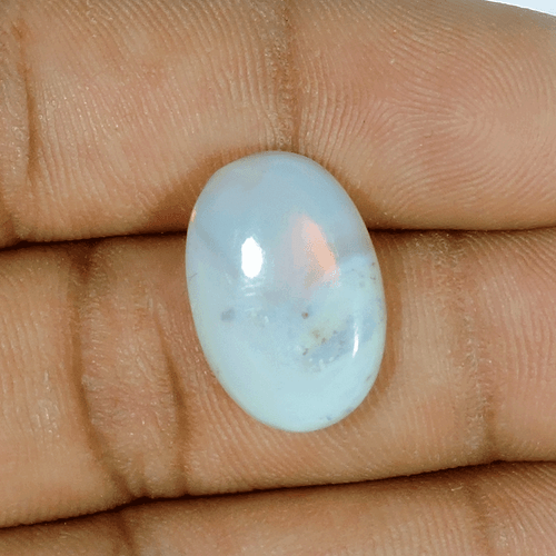 8.30 Carat Natural Australian Fire Opal Oval Cabochon Jewelry Loose Gemstone V01