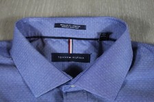 Tommy Hilfiger Men's XXL Long Sleeve Chambray Blue Y2K Vintage Retro Excellent