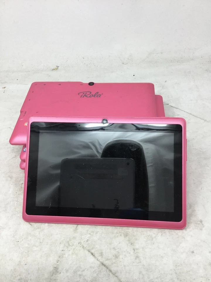 iRola DX758 Pro PINK-LOT OF 6-FOR PARTS-READ DESCRIPTION -rz - Image 2 of 2