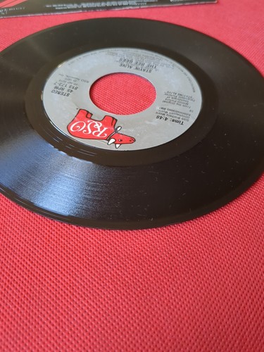 BEE GEES THE WOMAN IN YOU/ STAYIN ALIVE 45 7" JUKEBOX RECORD & PICTURE SLEEVE NM - Picture 8 of 10