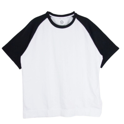 VISVIM Raglan Baseball Kurzarm Schwarz Größe L Verwendet