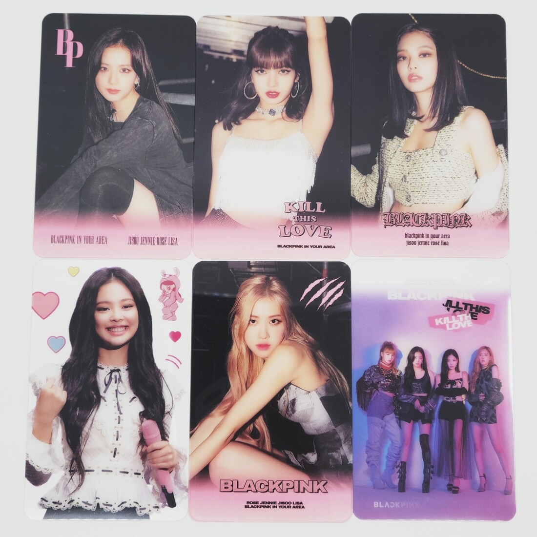 Blackpink Square Up Photocard Transparent Photo Cards Set 25pcs