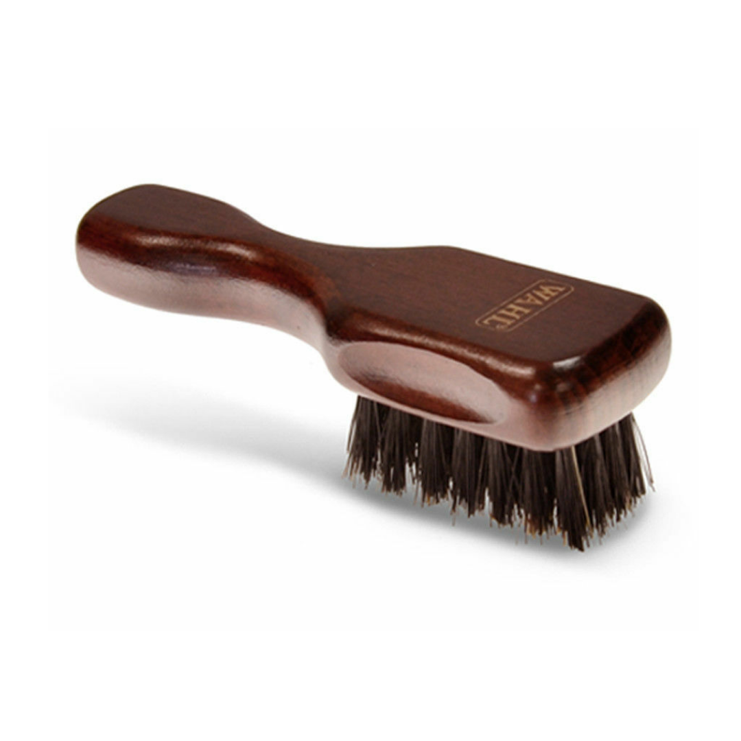 WAHL Moustache Brush CLUB MINI 100 Natural Bristle Wooden Handle MEN
