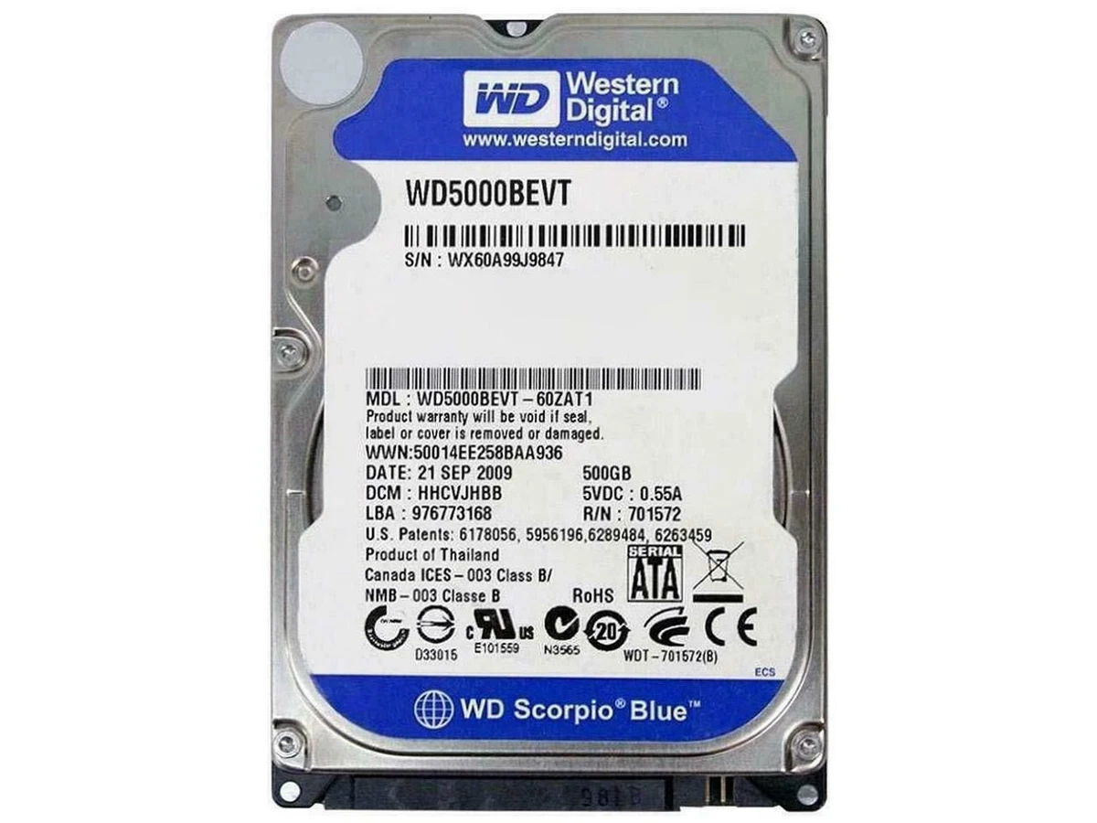 Western digital scorpio blue clearance