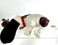 Pound Puppies 18"Dog Collar Name Spot On Tag Plush Tan Brown Stuffed Hasbro 2021