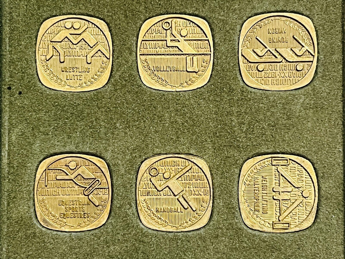 Munich 1972 Games XX Olympiad Canadian Olympic Assc. Souvenir Coin