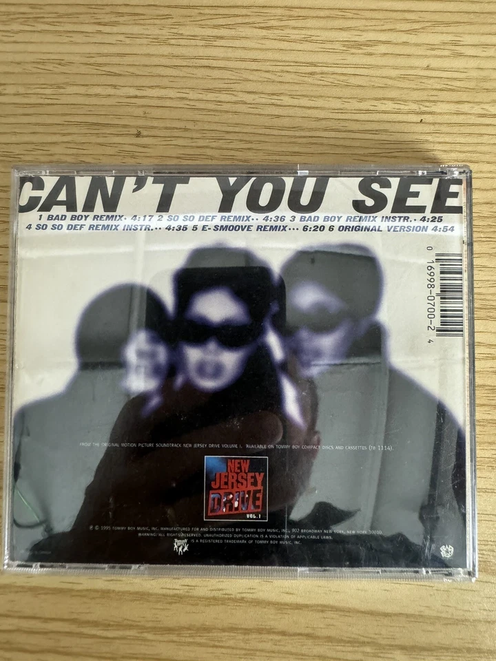 Total - Can't You See CD Maxi Single 1995 w/ RARE REMIXES Notorious BIG Biggie — 第 2/2 张图片